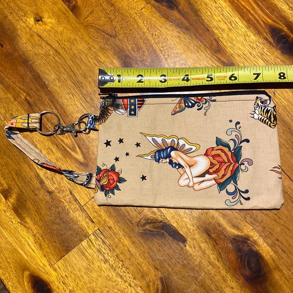 💥5 for $18💥 Boutique pinup handmade wristlet wallet clutch makeup bag